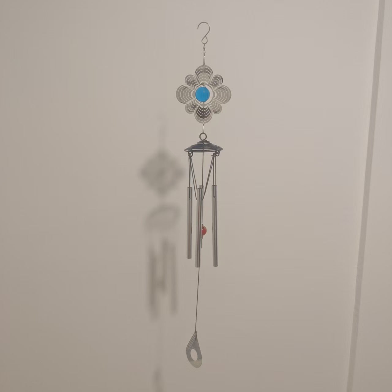 Wholesale Stainless Steel Flower Rotating Wind Chime