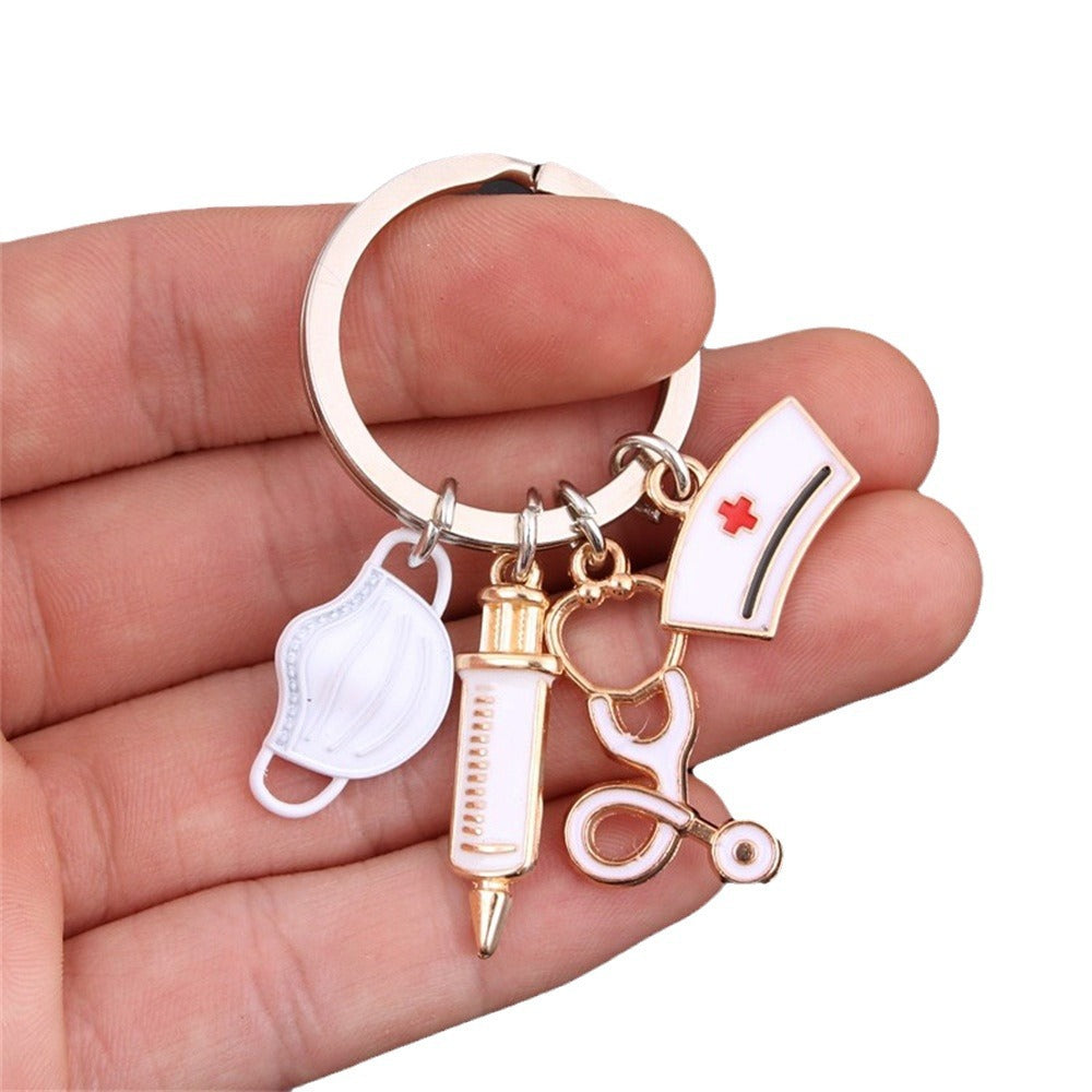 Wholesale Mask Keychain Medical Staff Keychain Nurses Day Keychains ACC-KC-KaWu004