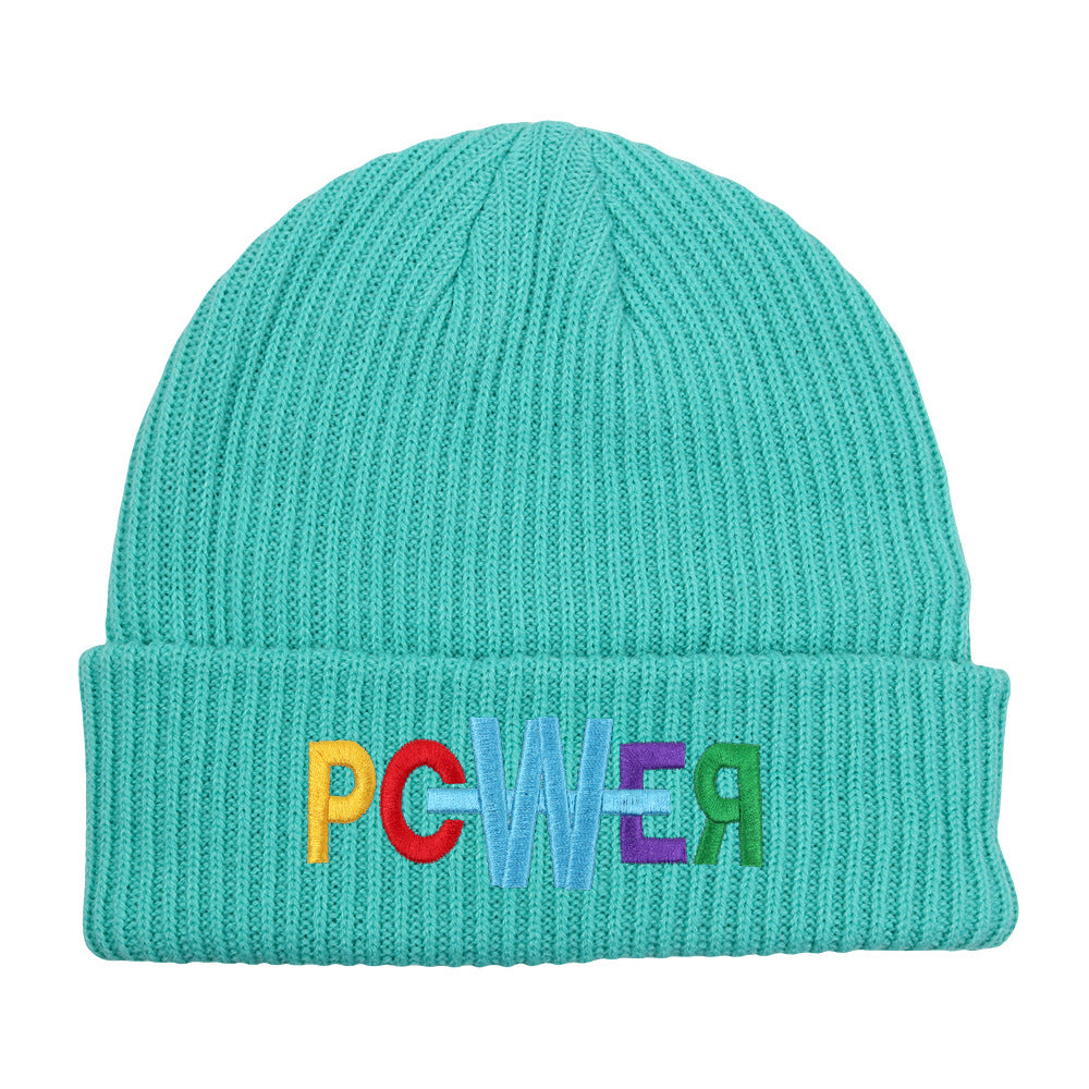 Wholesale embroidered letters wool beanie hat