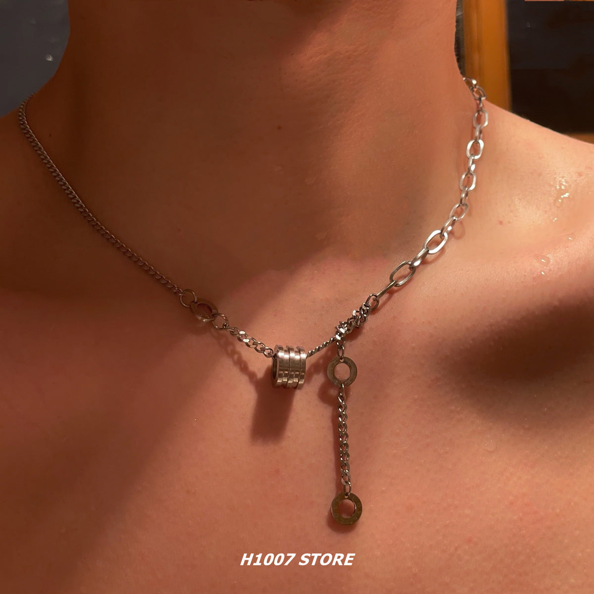 Wholesale Small waist titanium steel non-fading necklace