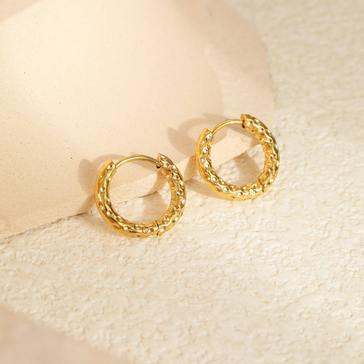 Wholesale Gold and Silver Color Matching Earrings Stainless Steel Earrings