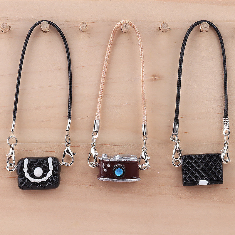 Wholesale Cute cartoon mini mobile phone mini bag doll accessories
