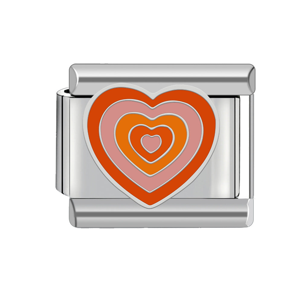 Wholesale Italian Charm Bracelet 9mm DIY Splicing Cute Creative Stainless Steel Composable Bracelet