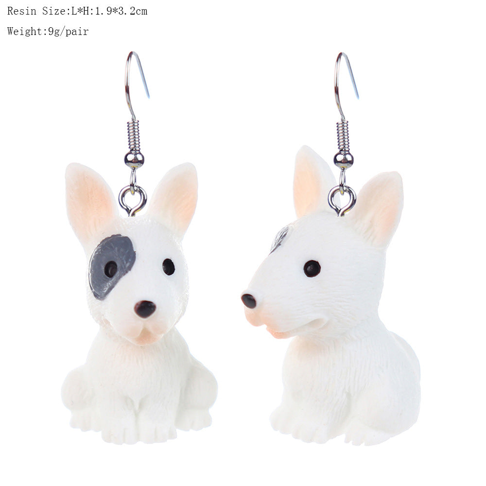 Wholesale Cartoon Cute Three-dimensional  Puppy Doll Earrings