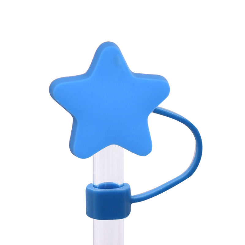 Wholesale Random 100pcs Cute food straw cover Straw Tube Cap