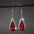 Wholesale  Fashion Flash Gothic Water Drops with Diamond Multi-color Earrings