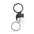 Wholesale  black and white cat titanium steel  keychain