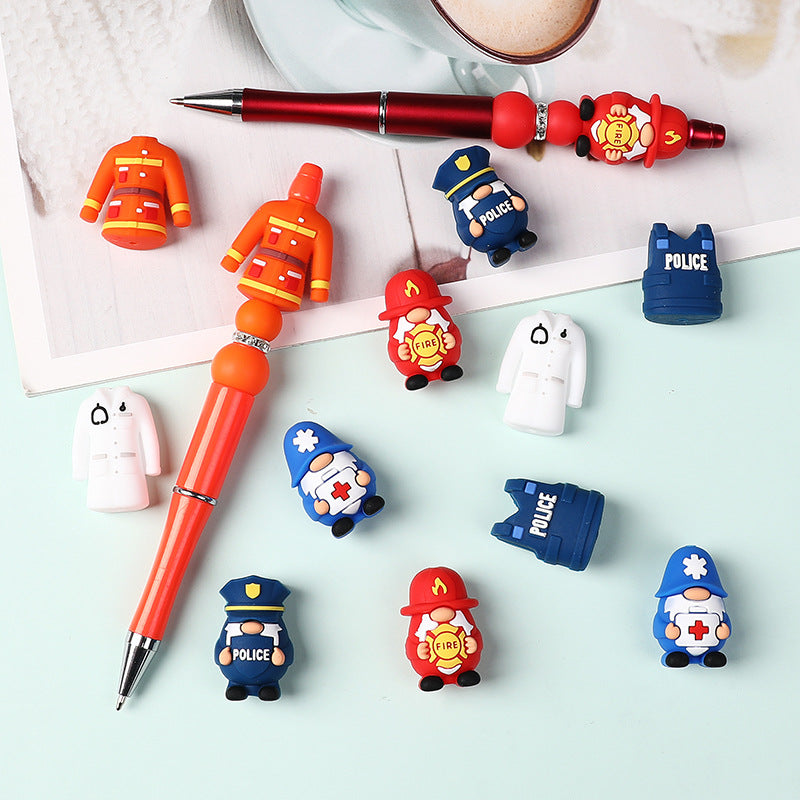 Wholesale 20pcs  Cartoon 3D   Focal Beads DIY Bead Accessories