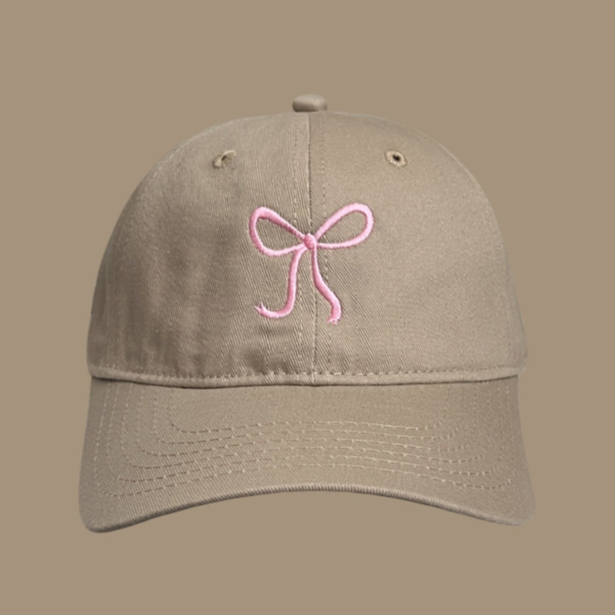 Wholesale Pink Bow Embroidered Cotton Baseball Hat ACC-HT-LuXi001