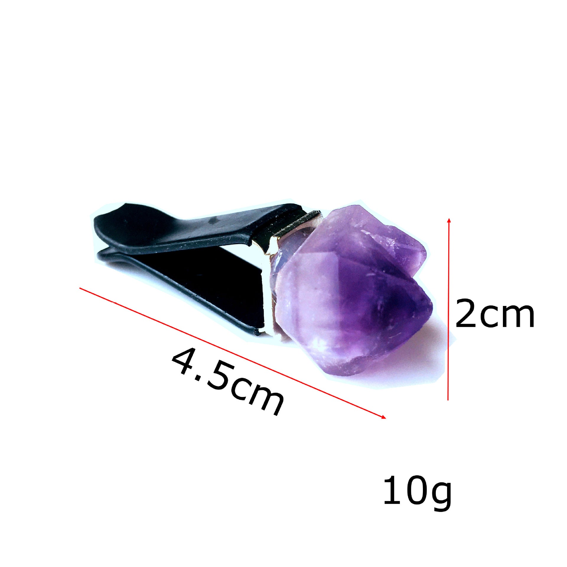 Wholesale Natural Amethyst Rose Quartz Car Air Vent Decoration Car Accessories ACC-CA-RongGuan001