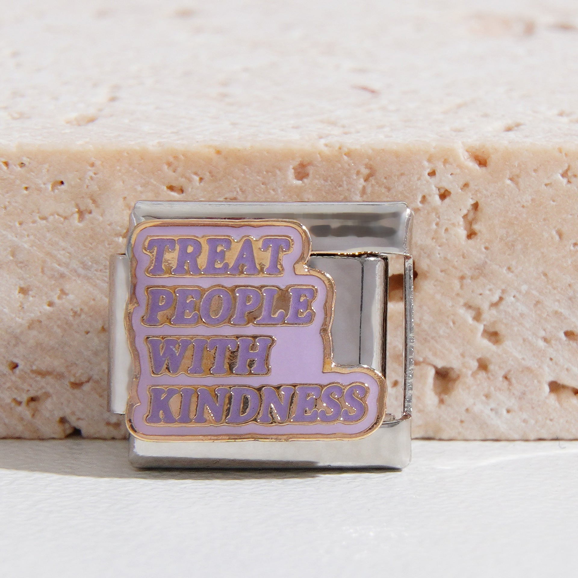 Wholesale Italian Charm Bracelet 9mm DIY Splicing All-match English Stainless Steel Composable Bracelet