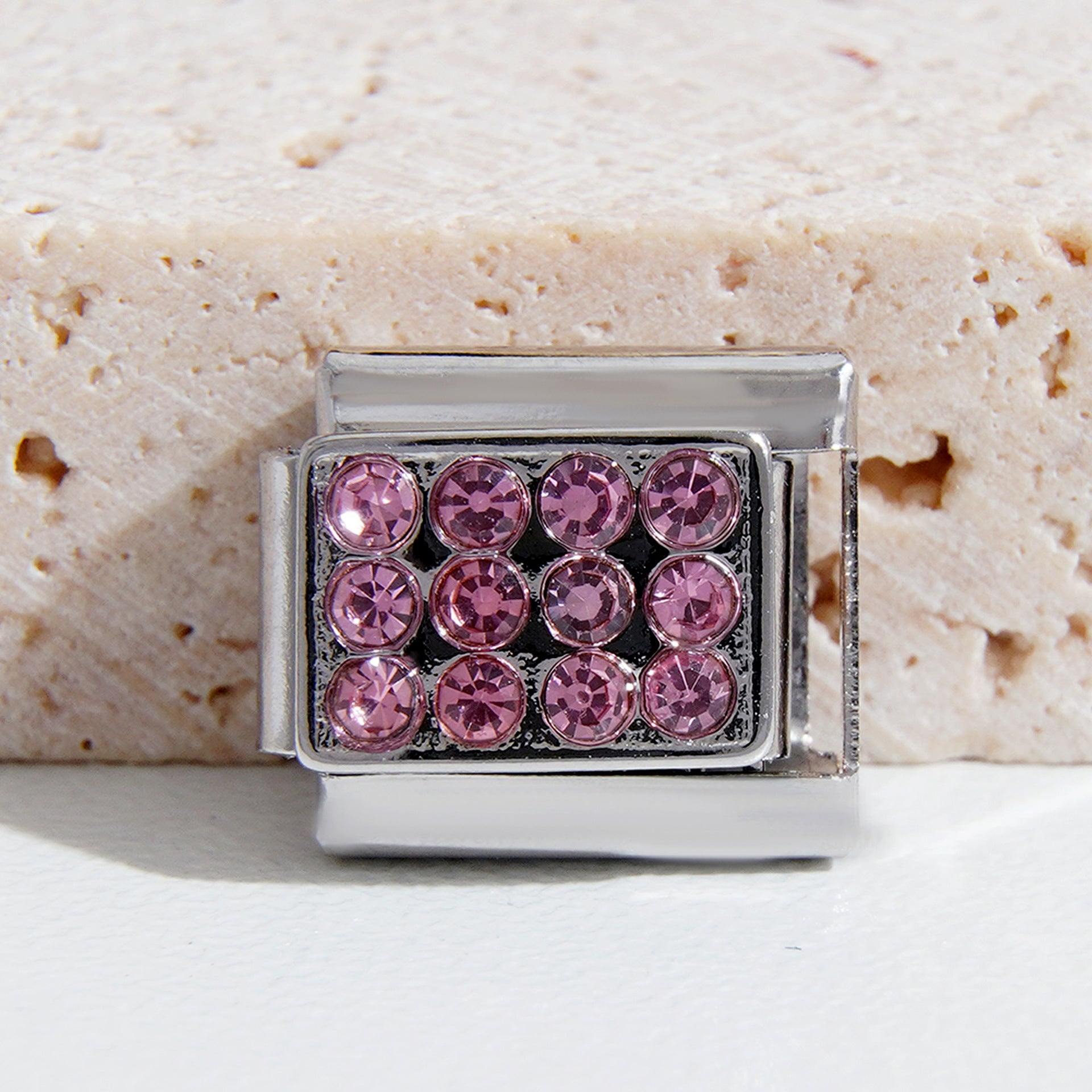 Wholesale  Italian Charm Bracelet 9mm DIY Splicing Points Stainless Steel Composable Bracelet