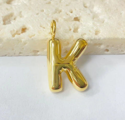 Wholesale Stainless steel bubble letter pendant