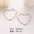 Wholesale Metal Plain Hoop Heart Earrings