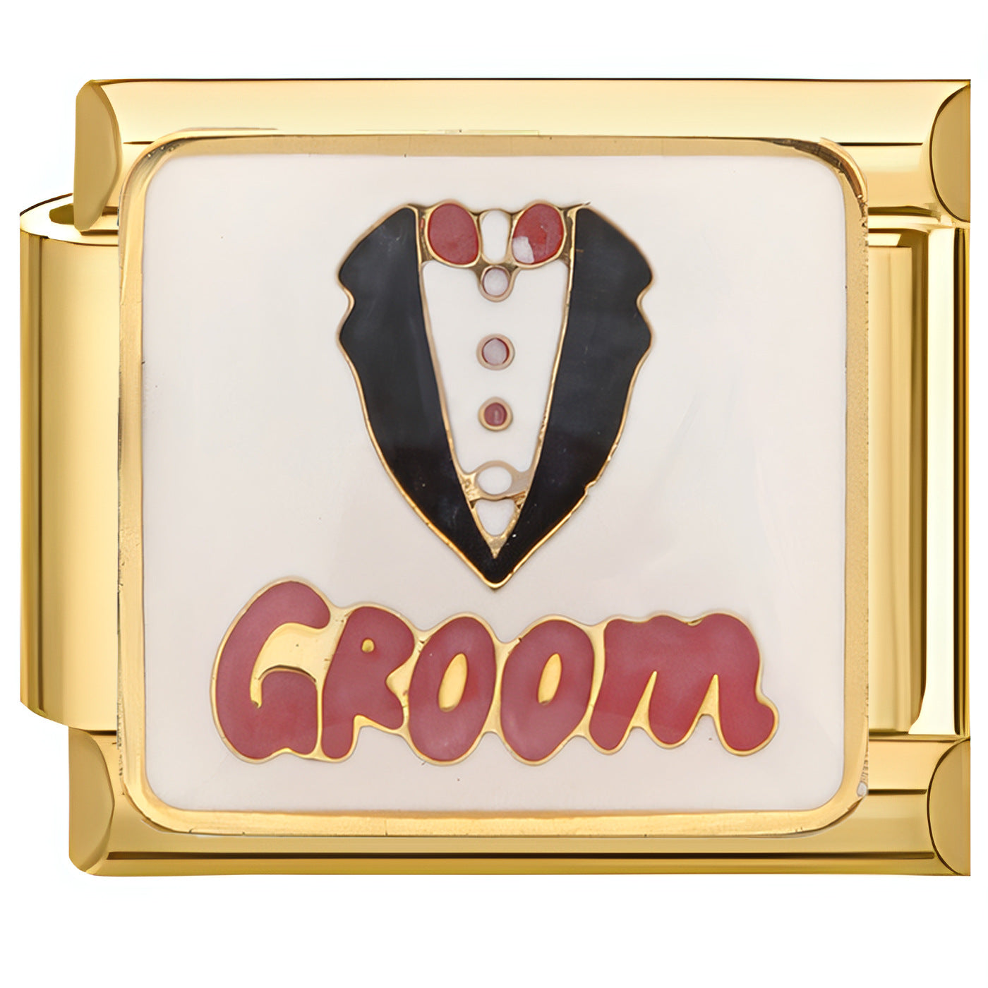 Wholesale Italian Charm Bracelet 9mm DIY Splicing Creative Digital Stainless Steel Composable Bracelet