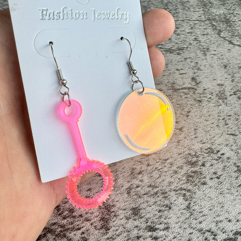 Wholesale Summer Bubble Water Bubble Acrylic Earrings