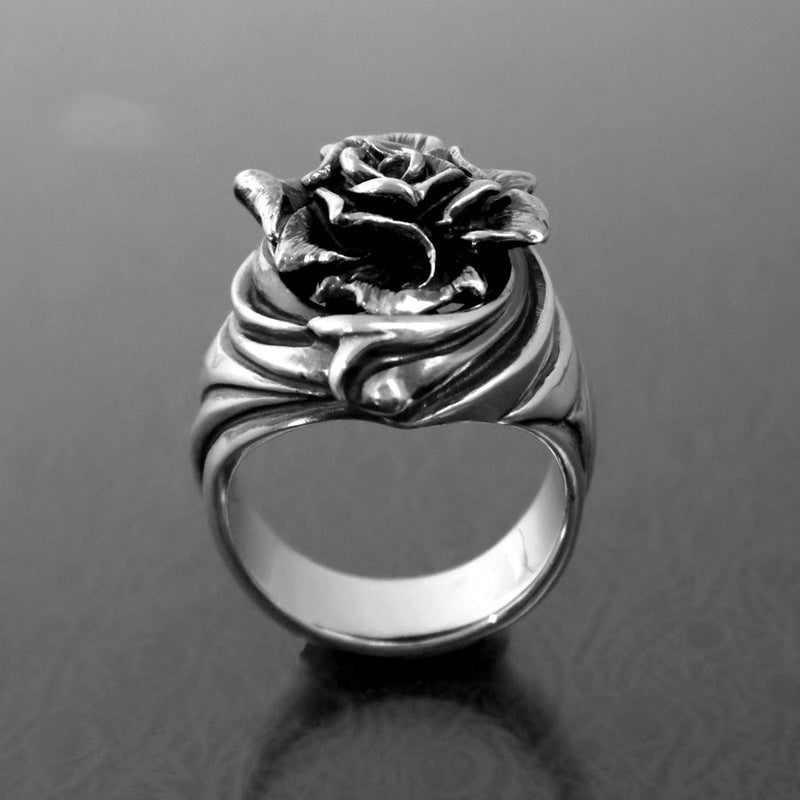 Wholesale Men' s Hip Hop Dark Open Ring Fashion Jewelry Accessory