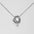 Wholesale  titanium steel smooth bubble letter necklace