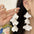 Wholesale  White Petal Long Earrings