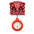 Wholesale Cute Cartoon Pocket Watch Acrylic Retractable Clip Badge Keychain