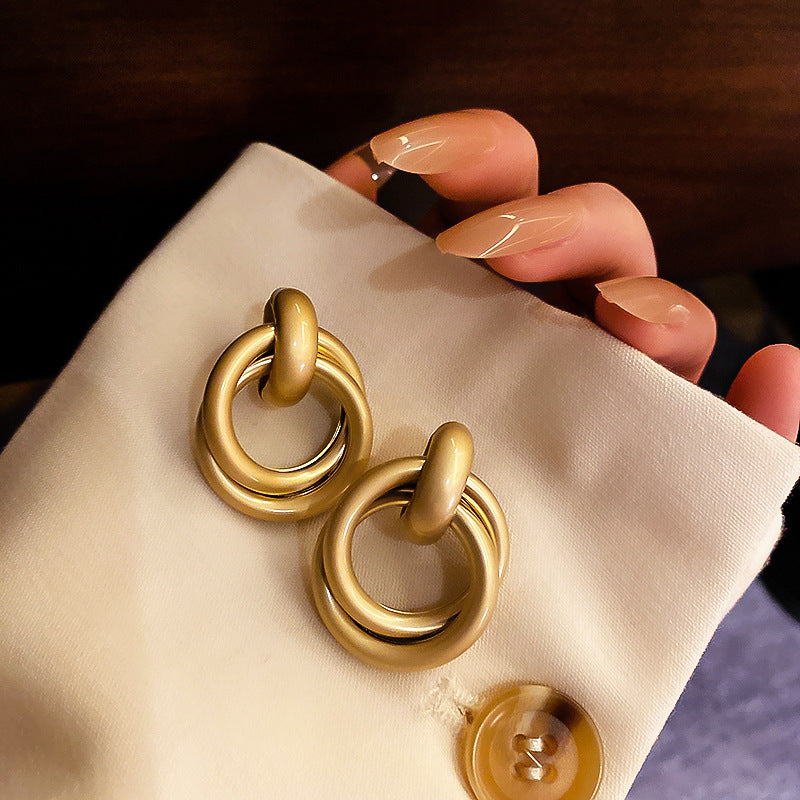 Wholesale 925 Silver Needle Exaggerated Love Earrings Statemente Earrings ACC-ES-Huih004