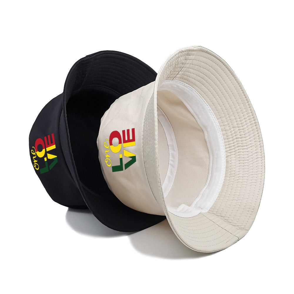Wholesale One Love Printed Bucket Hat ACC-HT-ShunMa005