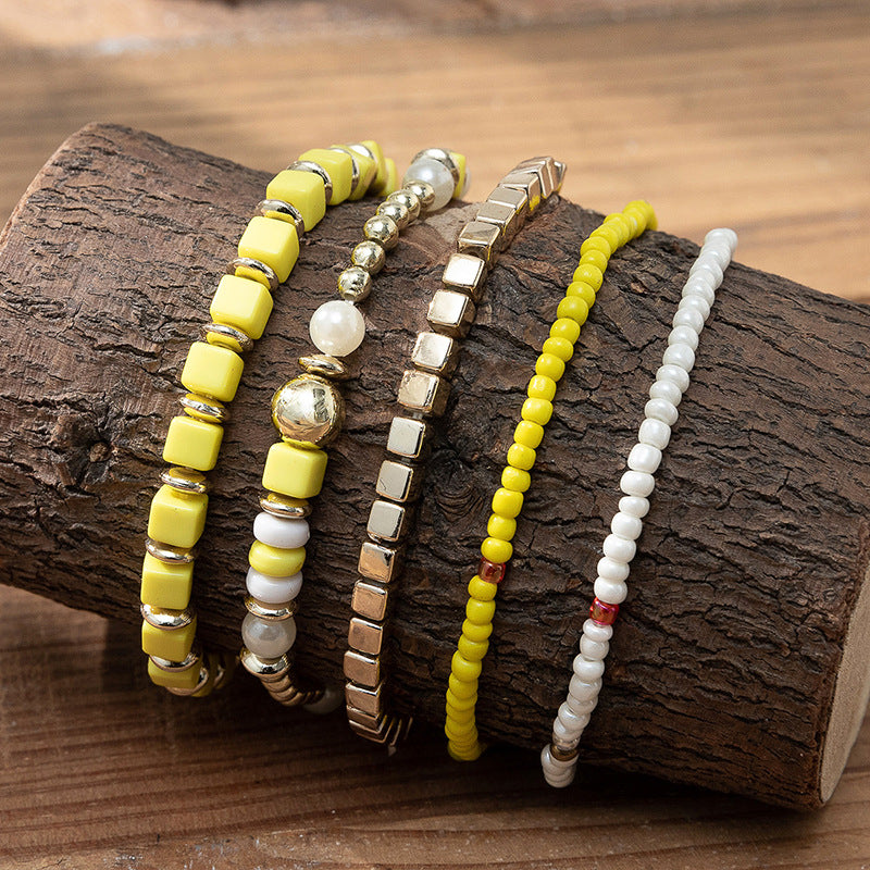 Wholesale Bohemian Stacked Bracelet