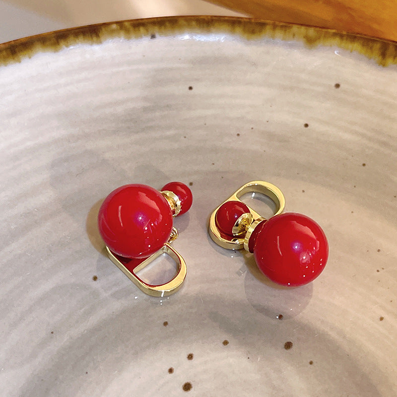 Wholesale Zircon Pearl Earrings Vintage Stud Earrings ACC-ES-Huih002