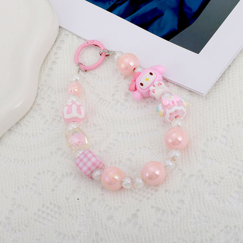 Wholesale cartoon hand-painted beaded Keychains  ACCVIP