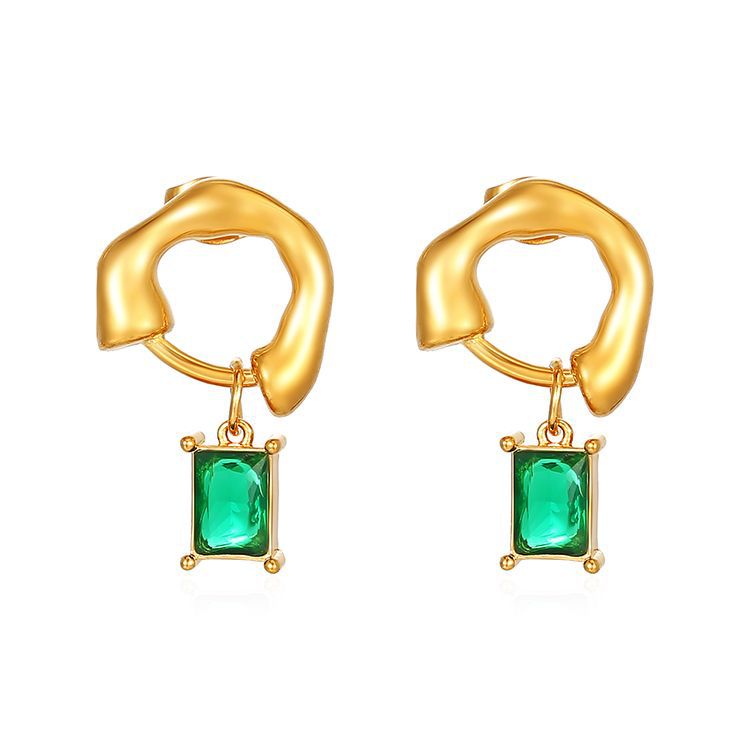 Wholesale  sticky diamond stainless steel earrings