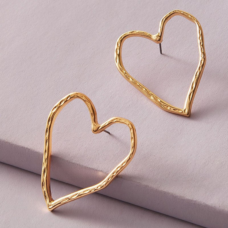 Wholesale Gold Love Earrings ACC-ES-Yuchen004