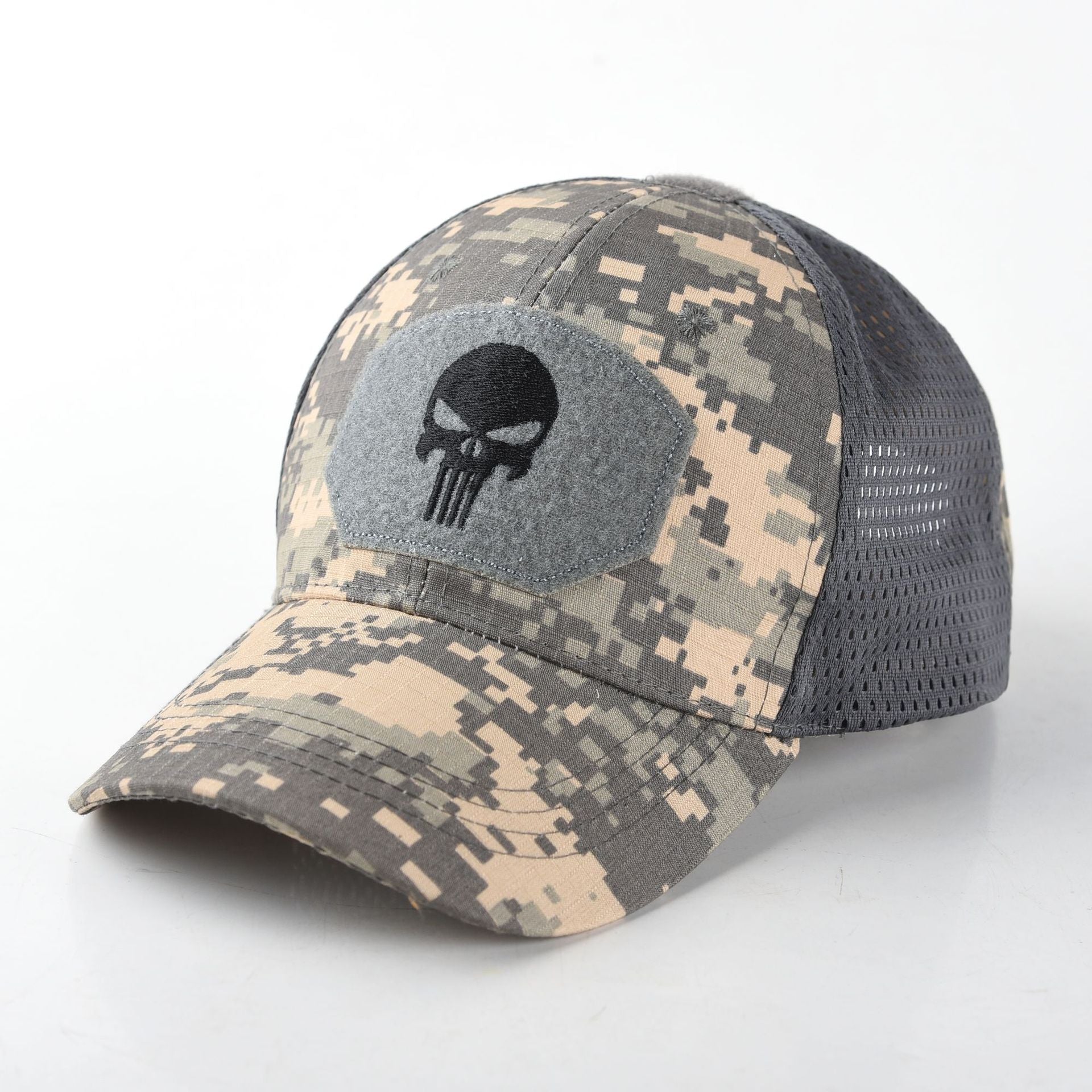 Wholesale Camouflage embroidered sun visor mesh hat