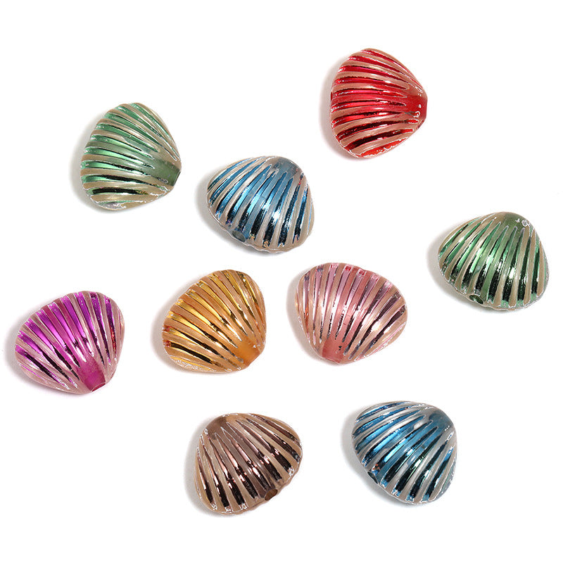 Wholesale random 100pcs Acrylic Beads with Straight Holes