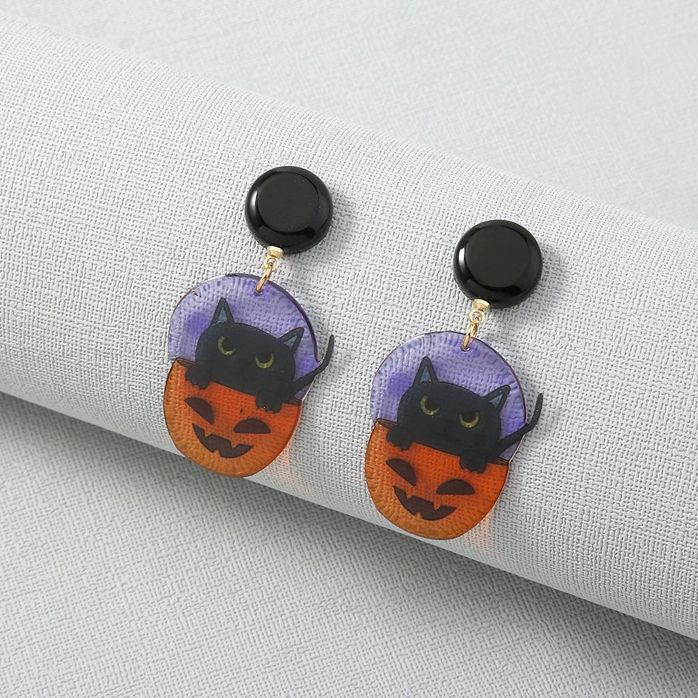 Wholesale Creative Personalized Hand-made Halloween Earrings