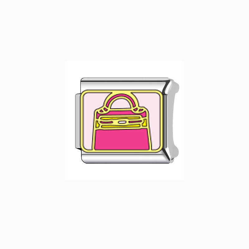 Wholesale Italian Charm Bracelet 9mm DIY Splicing Removable Creative Pattern Stainless Steel Composable Bracelet