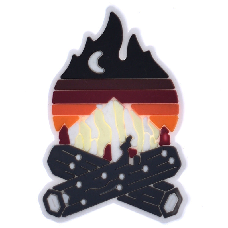Wholesale Random 100pcs Travel Scenery Series Shoes Accessories Shoes Charms