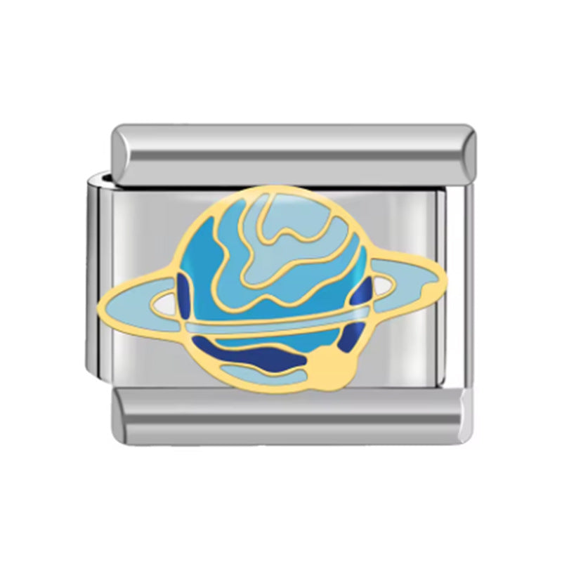 Wholesale Italian Charm Bracelet 9mm DIY Splicing Heart Star Stainless Steel Composable Bracelet