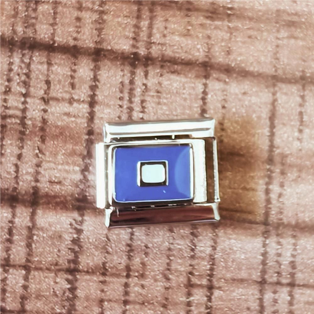 Wholesale 2pcs Italian Charm Bracelet 9mm DIY Splicing Removable Stainless Steel Flag Series Composable Bracelet ACC-BT-XY043