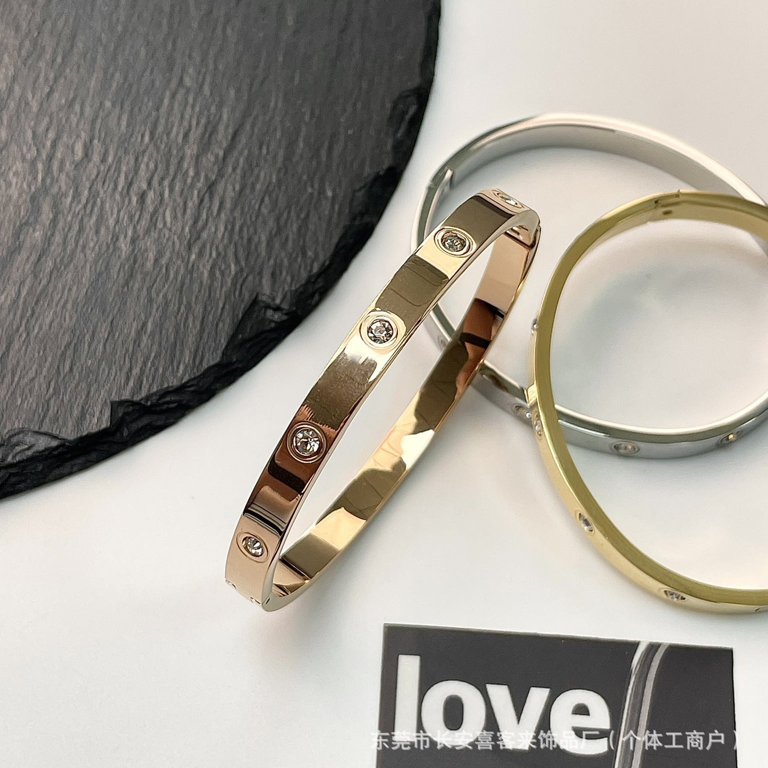 Wholesale Non-fading Titanium Steel Nail Bracelet ACC-BT-XKL002