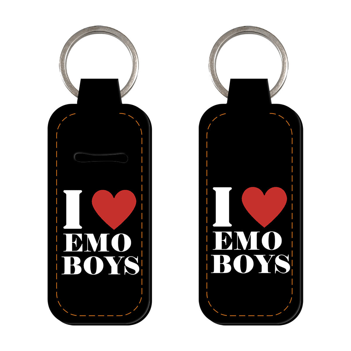 Wholesale 6pcs English Quotations Lipstick Set Keychain