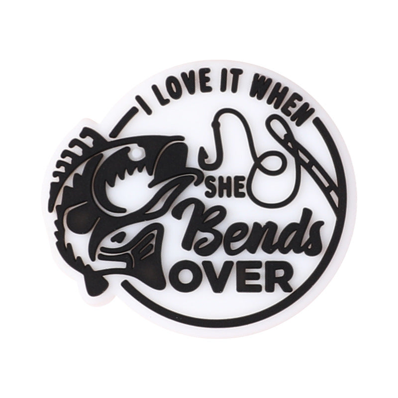 Wholesale 20pcs  silicone loose Focal Beads DIY Bead Accessories