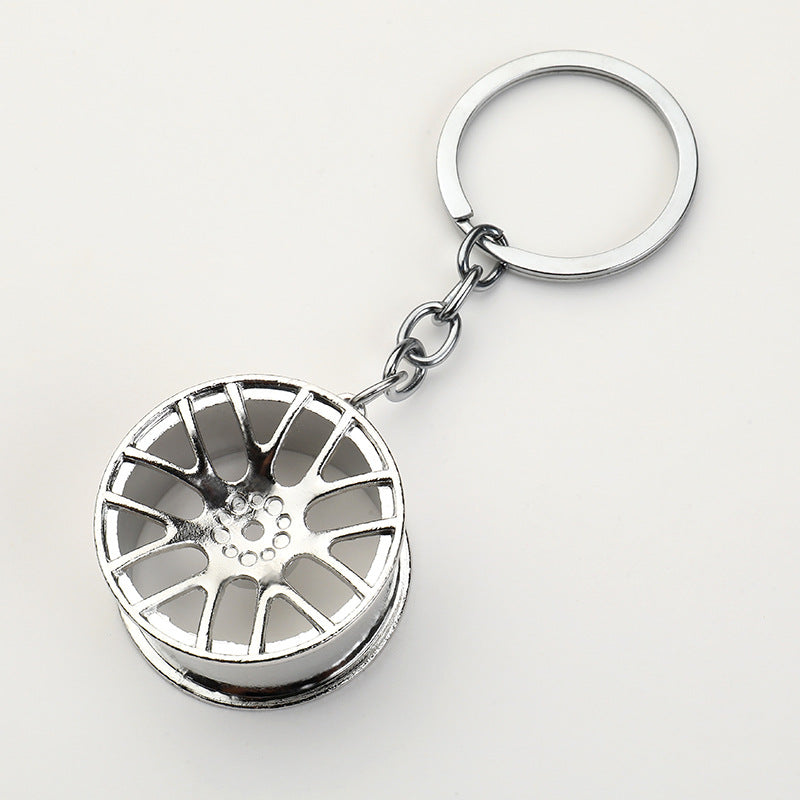 Wholesale Car Modification Metal Wheel Keychains ACC-KC-YuJia009