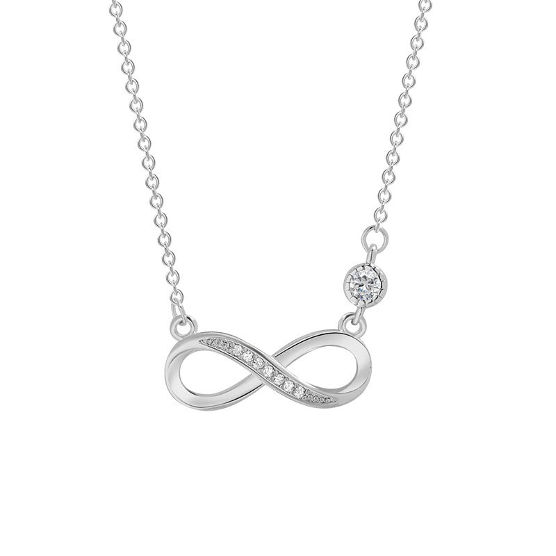 Wholesale 8-character love infinity luxury necklace