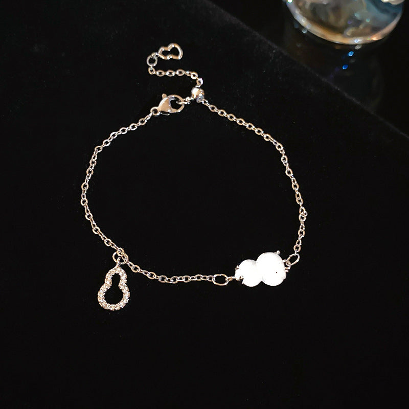 Wholesale  copper zircon flower bracelet