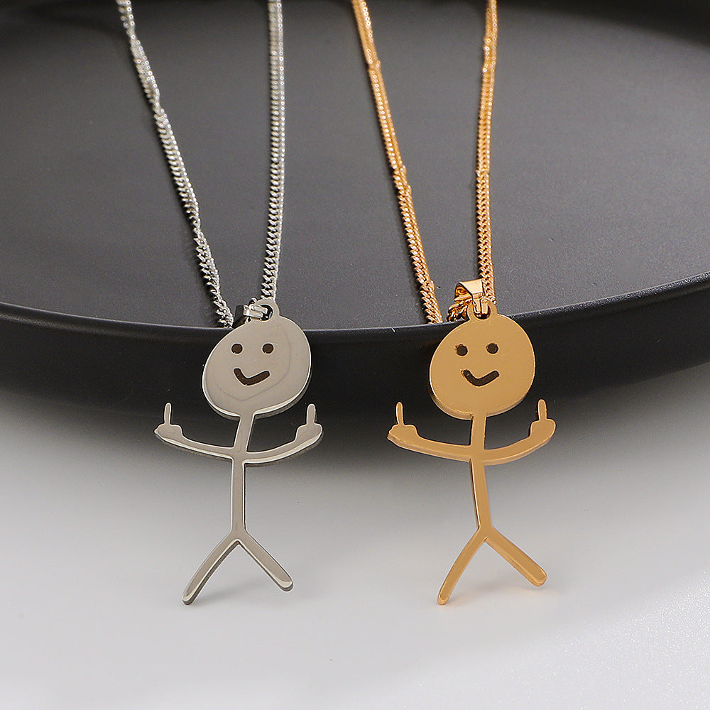 Wholesale Funny Villain Stainless Steel Necklace ACC-NE-MY010