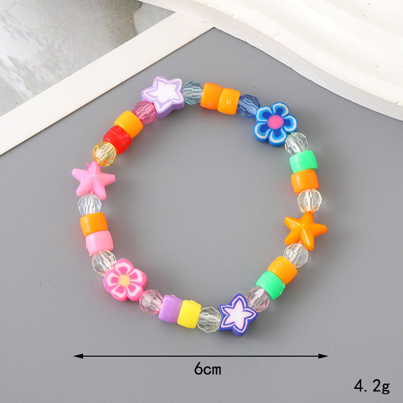 Wholesale Handmade Love Beaded Flower Bracelet ACC-BT-YiL008