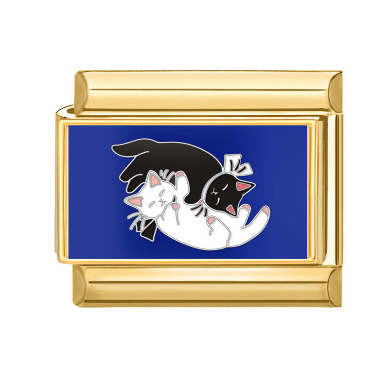 Wholesale Italian Charm Bracelet 9mm DIY Splicing Cute Creative Stainless Steel Composable Bracelet