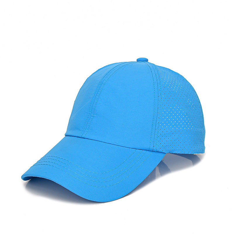 Wholesale Solid Color Baseball Cap Casual Cross Ponytail Cap Hat ACC-HT-KeNian001