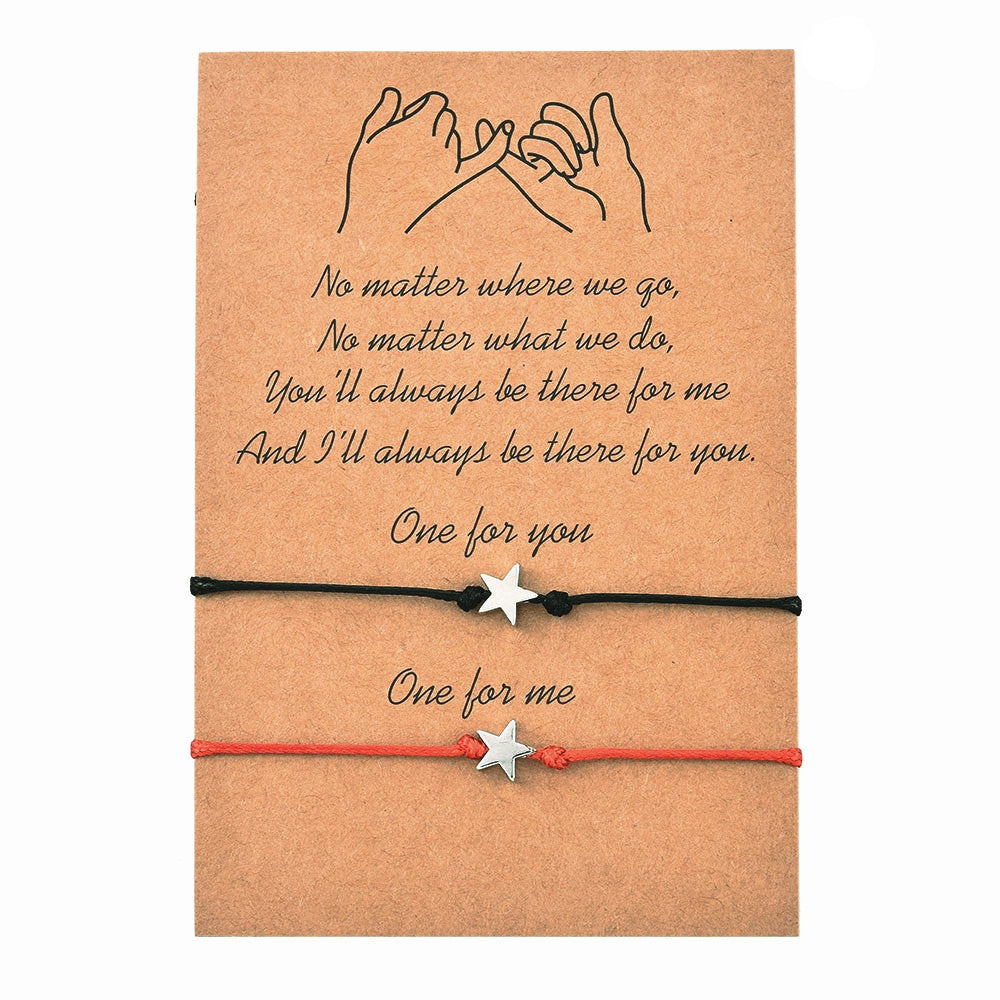 Wholesale  Alloy Sunflower  Woven Card Bracelet