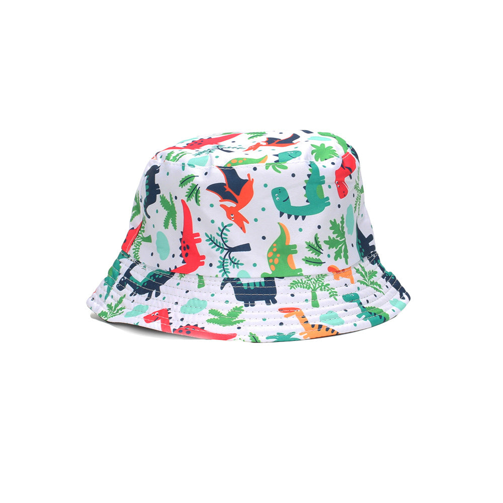 Wholesale Children's Cartoon Animal Dinosaur Love Bucket Hat Kids Hat ACC-KH-JingHong005